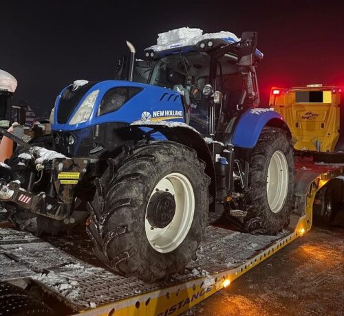 grupa przestępcza, kradzione maszyny, skradziony ciągnik, zatrzymanie