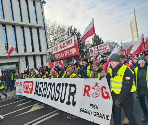 Mercosur co to, protest rolników