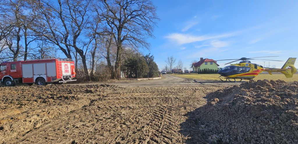 wypadki przy obsłudze zwierząt, śmigłowiec LPR