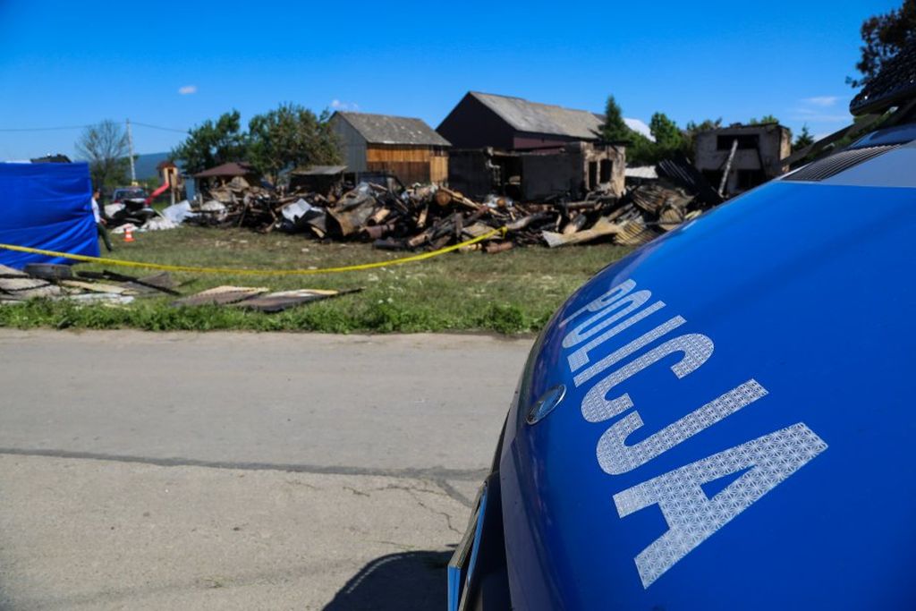 pożar zabudowań gospodarczych, pożar stodoły