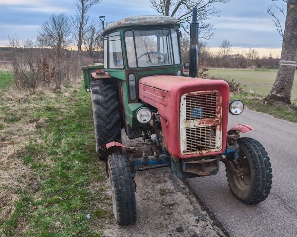 tablica rejestracyjna ciągnik, ciągnik rolniczy