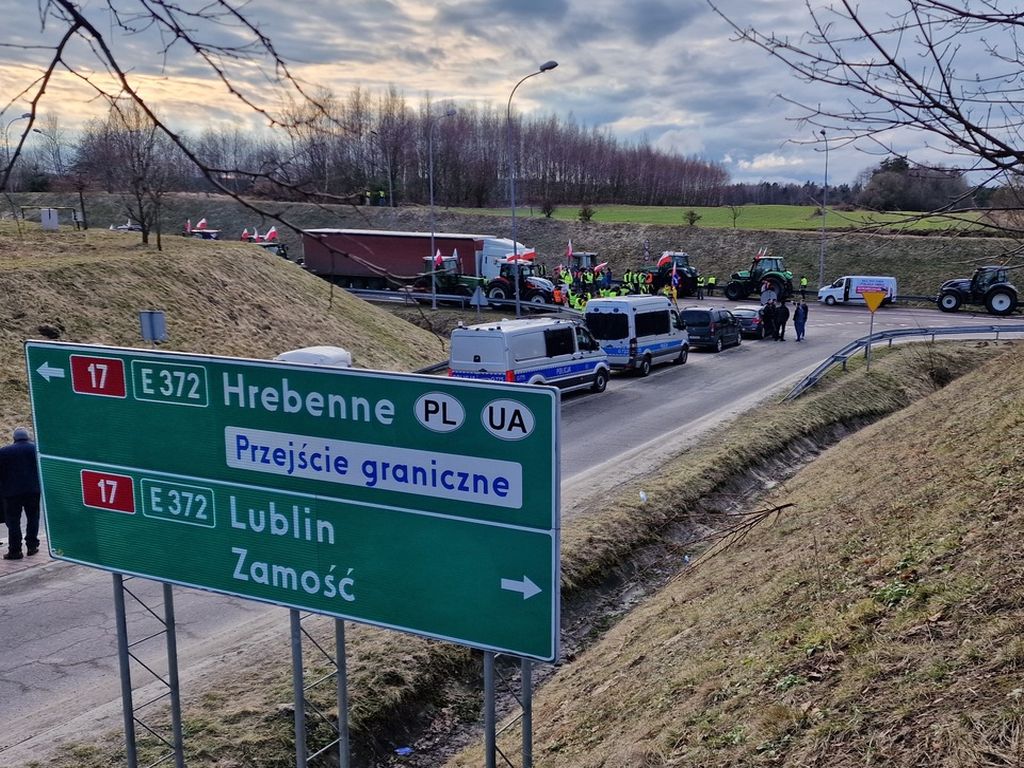 Ukraińcy UE, protest rolników