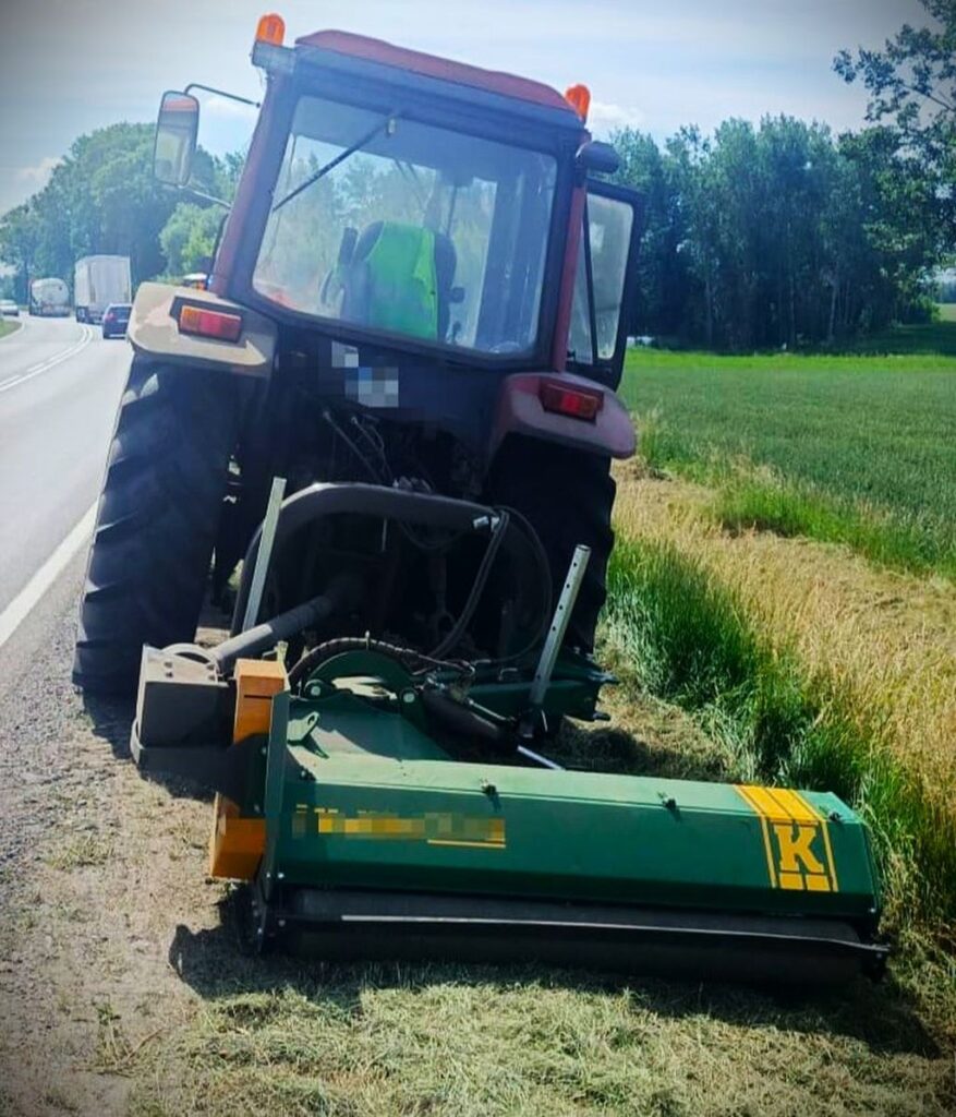 pijany traktorzysta, kierowca ciągnika