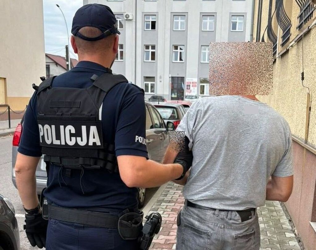 zatrzymany kierowca ciągnika, zakaz prowadzenia pojazdów