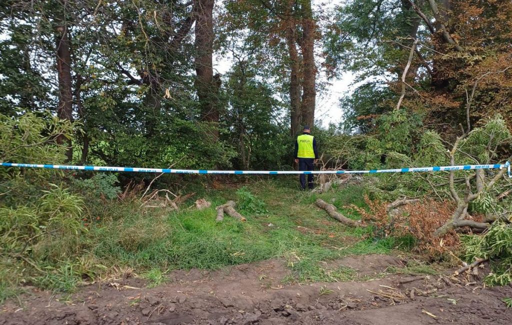 tragedia w gospodarstwie, policja w gospodarstwie