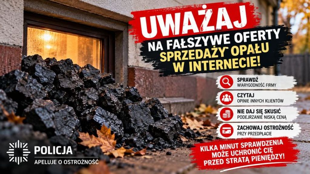 ostrzeżenie policji, sprzedaż w internecie
